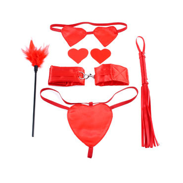 Pipedream Sweetheart Bondage Kit, Набор для бондажа с сердечками: Pipedream Sweetheart Bondage Kit, Набор для бондажа с сердечками: