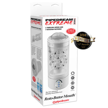 Pipedream Extreme Toyz Roto-Bator Mouth, Автоматический мастурбатор-ротик Pipedream Extreme Toyz Roto-Bator Mouth, Автоматический мастурбатор-ротик