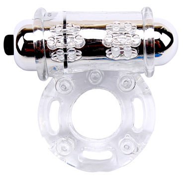 Chisa Ball Stay Hard Vibrating Bull Ring - Эрекционное виброкольцо со стимулятором клитора - купить в секс шопе Chisa Ball Stay Hard Vibrating Bull Ring - Эрекционное виброкольцо со стимулятором клитора - купить в секс шопе