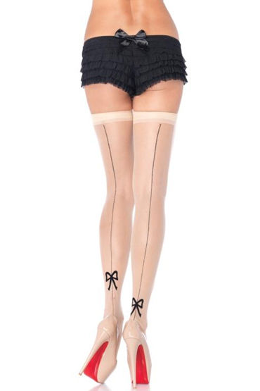 Leg Avenue чулки, С бантиком на щиколотке Leg Avenue чулки, С бантиком на щиколотке