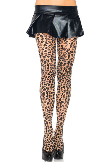 Leg Avenue колготки, С леопардовым узором Leg Avenue колготки, С леопардовым узором