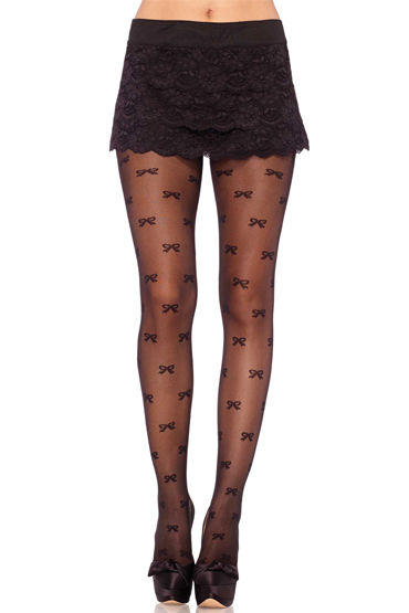 Leg Avenue колготки, С милыми бантиками Leg Avenue колготки, С милыми бантиками