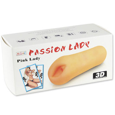 Baile Pink Lady 3D, 14,5 см - Реалистичный мастурбатор-вагина - купить в секс шопе Baile Pink Lady 3D, 14,5 см - Реалистичный мастурбатор-вагина - купить в секс шопе