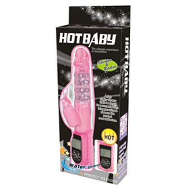 Baile Hot Baby, розовый - Ротатор с LCD-дисплеем - купить в секс шопе Baile Hot Baby, розовый - Ротатор с LCD-дисплеем - купить в секс шопе