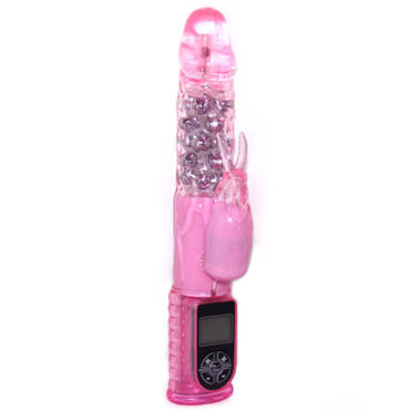 Baile Hot Baby, розовый, Ротатор с LCD-дисплеем Baile Hot Baby, розовый, Ротатор с LCD-дисплеем