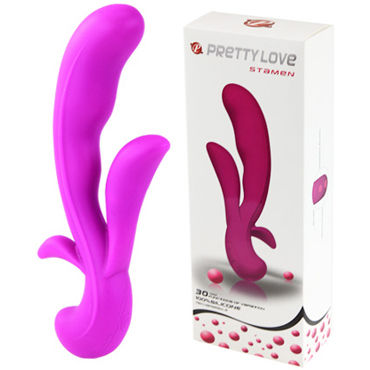 Baile Stamen Pretty Love, Вибратор с тройной стимуляцией Baile Stamen Pretty Love, Вибратор с тройной стимуляцией