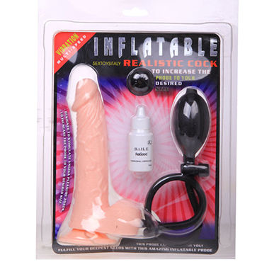 Baile Inflatable Realistic Cock, Вибратор-реалистик, увеличивающийся в размере Baile Inflatable Realistic Cock, Вибратор-реалистик, увеличивающийся в размере