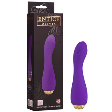 California Exotic Entince Olivia, фиолетовый, Дизайнерский силиконовый вибромассажер California Exotic Entince Olivia, фиолетовый, Дизайнерский силиконовый вибромассажер