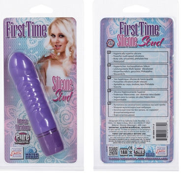 California Exotic First Time Silicone Stud, фиолетовый - Миниатюрный эргономичный вибратор - купить в секс шопе California Exotic First Time Silicone Stud, фиолетовый - Миниатюрный эргономичный вибратор - купить в секс шопе