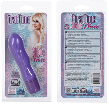 California Exotic First Time Silicone Wave, фиолетовый - Вибромассажер волнообразной формы - купить в секс шопе California Exotic First Time Silicone Wave, фиолетовый - Вибромассажер волнообразной формы - купить в секс шопе