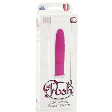 California Exotic Posh Pocket Teaser, розовый - Минивибратор с игривым узором - купить в секс шопе California Exotic Posh Pocket Teaser, розовый - Минивибратор с игривым узором - купить в секс шопе