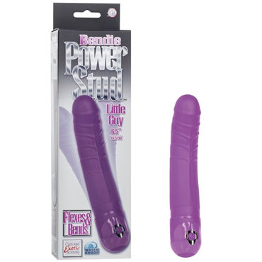 California Exotic Bendie Power Stud Little Guy, фиолетовый, Небольшой вибратор-реалистик California Exotic Bendie Power Stud Little Guy, фиолетовый, Небольшой вибратор-реалистик