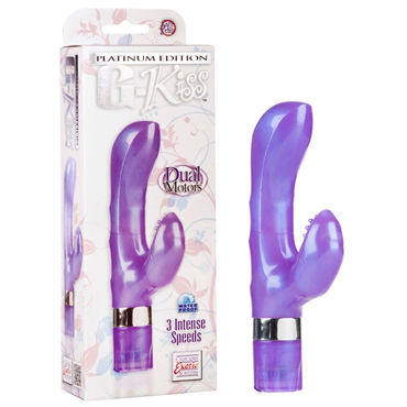 California Exotic Platinum Edition G-Kiss, фиолетовый, Вибратор для двойной стимуляции California Exotic Platinum Edition G-Kiss, фиолетовый, Вибратор для двойной стимуляции