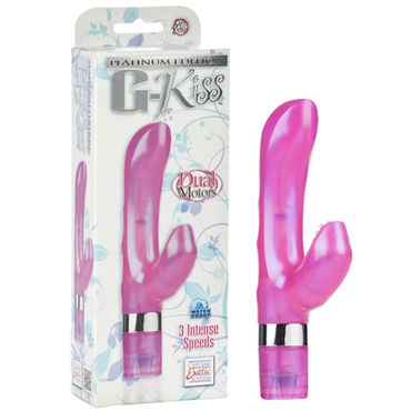 California Exotic Platinum Edition G-Kiss, розовый, Вибратор для двойной стимуляции California Exotic Platinum Edition G-Kiss, розовый, Вибратор для двойной стимуляции