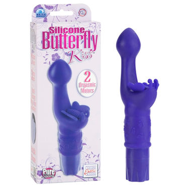 California Exotic Silicone Butterfly Kiss, фиолетовый, Вибратор с клиторальной бабочкой California Exotic Silicone Butterfly Kiss, фиолетовый, Вибратор с клиторальной бабочкой
