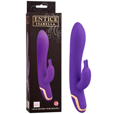 California Exotic Entince Isabella, фиолетовый, Элегантный вибратор с двумя моторчиками California Exotic Entince Isabella, фиолетовый, Элегантный вибратор с двумя моторчиками