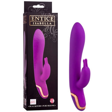 California Exotic Entince Isabella, малиновый, Элегантный вибратор с двумя моторчиками California Exotic Entince Isabella, малиновый, Элегантный вибратор с двумя моторчиками