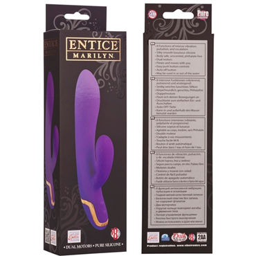 California Exotic Entince Marilyn, фиолетовый - Вибратор с клиторальным отростком - купить в секс шопе California Exotic Entince Marilyn, фиолетовый - Вибратор с клиторальным отростком - купить в секс шопе