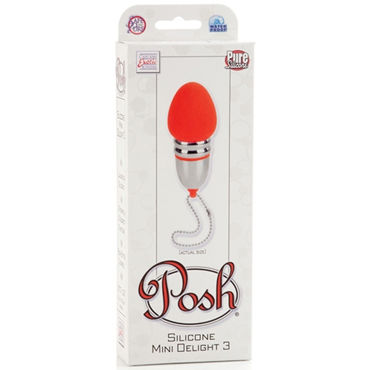 California Exotic Posh Mini Delight, оранжевый - Силиконовый брелок-массажер - купить в секс шопе California Exotic Posh Mini Delight, оранжевый - Силиконовый брелок-массажер - купить в секс шопе