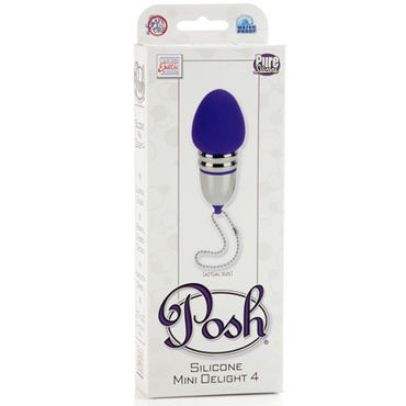 California Exotic Posh Mini Delight, фиолетовый - Силиконовый брелок-массажер - купить в секс шопе California Exotic Posh Mini Delight, фиолетовый - Силиконовый брелок-массажер - купить в секс шопе