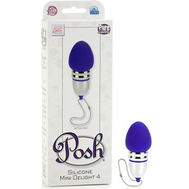 California Exotic Posh Mini Delight, фиолетовый, Силиконовый брелок-массажер California Exotic Posh Mini Delight, фиолетовый, Силиконовый брелок-массажер