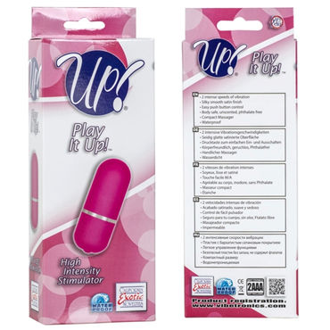California Exotic Play It Up Stimulator, розовый - Водонепроницаемая вибропуля - купить в секс шопе California Exotic Play It Up Stimulator, розовый - Водонепроницаемая вибропуля - купить в секс шопе