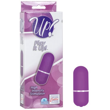 California Exotic Play It Up Stimulator, фиолетовый, Водонепроницаемая вибропуля California Exotic Play It Up Stimulator, фиолетовый, Водонепроницаемая вибропуля