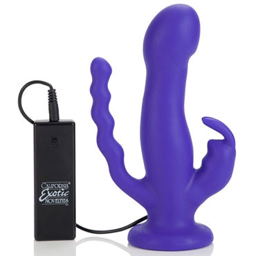 Новинка раздела Секс игрушки - California Exotic Love Rider Triple Riders, фиолетовый Новинка раздела Секс игрушки - California Exotic Love Rider Triple Riders, фиолетовый