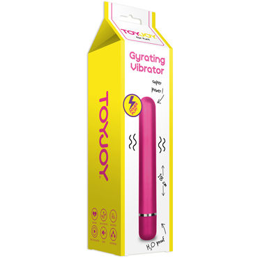 Toy Joy Gyrating Vibrator, розовый, Красивый классический вибратор Toy Joy Gyrating Vibrator, розовый, Красивый классический вибратор
