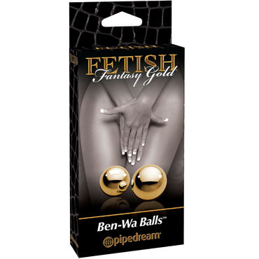 Pipedream Gold Ben Wa Balls, Элегантные вагинальные шарики Pipedream Gold Ben Wa Balls, Элегантные вагинальные шарики