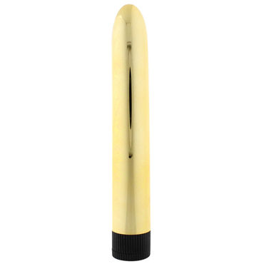 Seven Creations Super Slick Vibrator, золотой, Мультискоростной вибратор Seven Creations Super Slick Vibrator, золотой, Мультискоростной вибратор