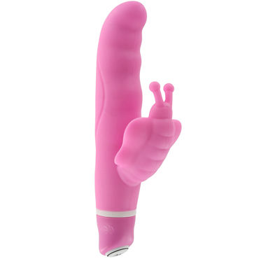 Vibe Therapy Monarch, розовый, Вибратор с клиторальным стимулятором Vibe Therapy Monarch, розовый, Вибратор с клиторальным стимулятором