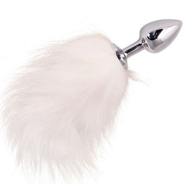 Anal Jewelry Plug Small Silver Tail, Маленькая анальная пробка с хвостом Anal Jewelry Plug Small Silver Tail, Маленькая анальная пробка с хвостом