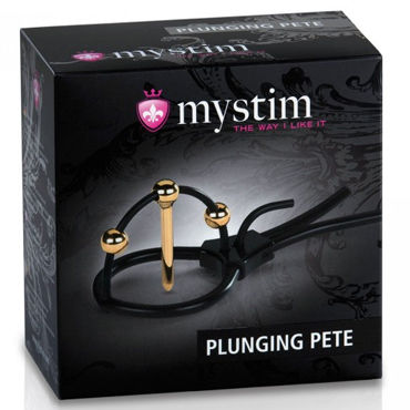 Mystim Plunging Pete Corona Strap - Утяжка на пенис для электростимуляции - купить в секс шопе Mystim Plunging Pete Corona Strap - Утяжка на пенис для электростимуляции - купить в секс шопе