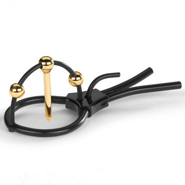 Mystim Plunging Pete Corona Strap, Утяжка на пенис для электростимуляции Mystim Plunging Pete Corona Strap, Утяжка на пенис для электростимуляции