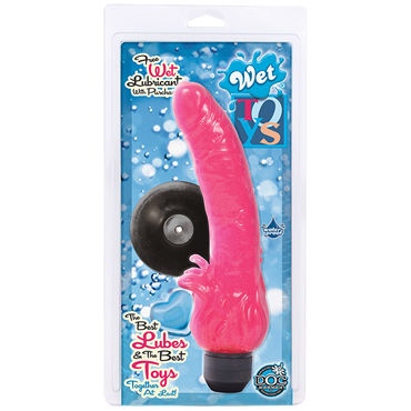 Doc Johnson Wet Toys, розовый - Вибратор со съемной присоской - купить в секс шопе Doc Johnson Wet Toys, розовый - Вибратор со съемной присоской - купить в секс шопе