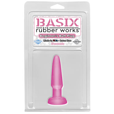 Pipedream Basix Rubber Works Beginners Butt Plug, розовая - фото, отзывы Pipedream Basix Rubber Works Beginners Butt Plug, розовая - фото, отзывы