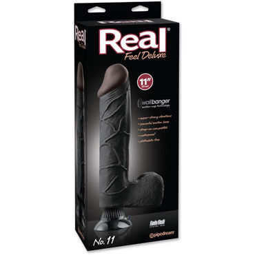 Pipedream Real Feel Deluxe No11, черный, Вибратор супер-реалистик Pipedream Real Feel Deluxe No11, черный, Вибратор супер-реалистик