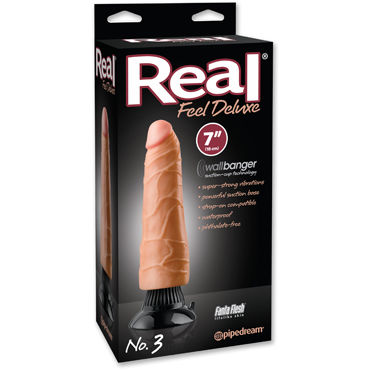 Pipedream Real Feel Deluxe No3, телесный, Вибратор супер-реалистик Pipedream Real Feel Deluxe No3, телесный, Вибратор супер-реалистик
