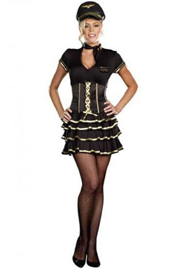 Le Frivole Miss Frieda Mingle, Мини-платье, платок на шею и фуражка Le Frivole Miss Frieda Mingle, Мини-платье, платок на шею и фуражка
