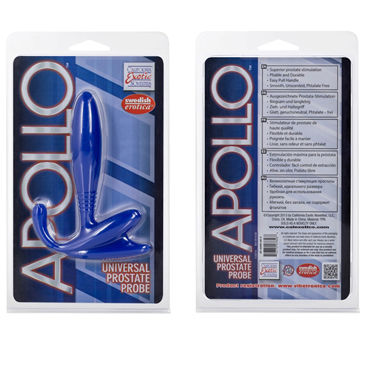 California Exotic Apollo Universal Prostate Probes, синяя - Стимулятор простаты - купить в секс шопе California Exotic Apollo Universal Prostate Probes, синяя - Стимулятор простаты - купить в секс шопе