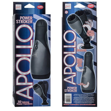 California Exotic Apollo Power Strokers, черный - Мощный мастурбатор - купить в секс шопе California Exotic Apollo Power Strokers, черный - Мощный мастурбатор - купить в секс шопе