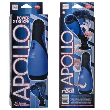 California Exotic Apollo Power Strokers, синий - Мощный мастурбатор - купить в секс шопе California Exotic Apollo Power Strokers, синий - Мощный мастурбатор - купить в секс шопе