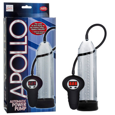 California Exotic Apollo Automatic Power Pumps, прозрачная, Автоматическая вакуумная помпа California Exotic Apollo Automatic Power Pumps, прозрачная, Автоматическая вакуумная помпа