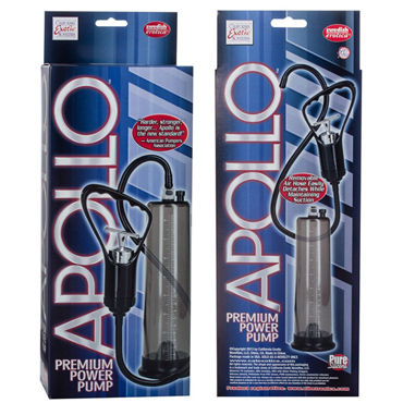 California Exotic Apollo Premium Power Pumps, серая - Вакуумная помпа для мужчин - купить в секс шопе California Exotic Apollo Premium Power Pumps, серая - Вакуумная помпа для мужчин - купить в секс шопе
