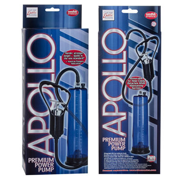 California Exotic Apollo Premium Power Pumps, синяя - Вакуумная помпа для мужчин - купить в секс шопе California Exotic Apollo Premium Power Pumps, синяя - Вакуумная помпа для мужчин - купить в секс шопе