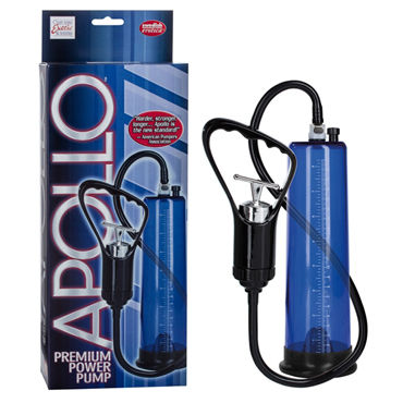 California Exotic Apollo Premium Power Pumps, синяя, Вакуумная помпа для мужчин California Exotic Apollo Premium Power Pumps, синяя, Вакуумная помпа для мужчин