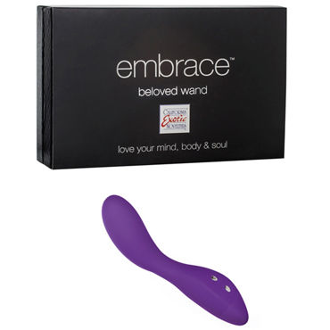 California Exotic Embrace Beloved Wands, фиолетовый, Гибкий эргономичный вибратор California Exotic Embrace Beloved Wands, фиолетовый, Гибкий эргономичный вибратор