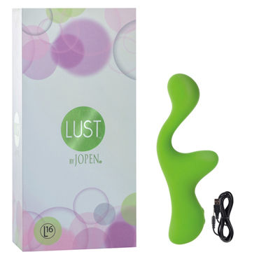 Jopen Lust L16, зеленый, Вибромассажер G-точки и клитора Jopen Lust L16, зеленый, Вибромассажер G-точки и клитора