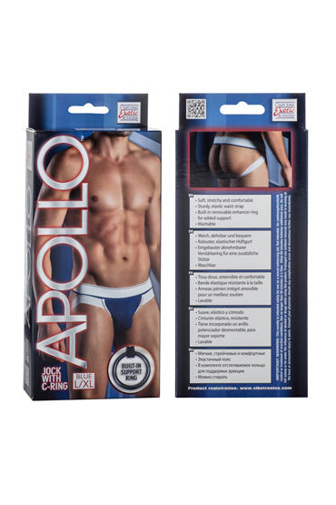 California Exotic Apollo Jock with C-Ring, синие - фото, отзывы California Exotic Apollo Jock with C-Ring, синие - фото, отзывы